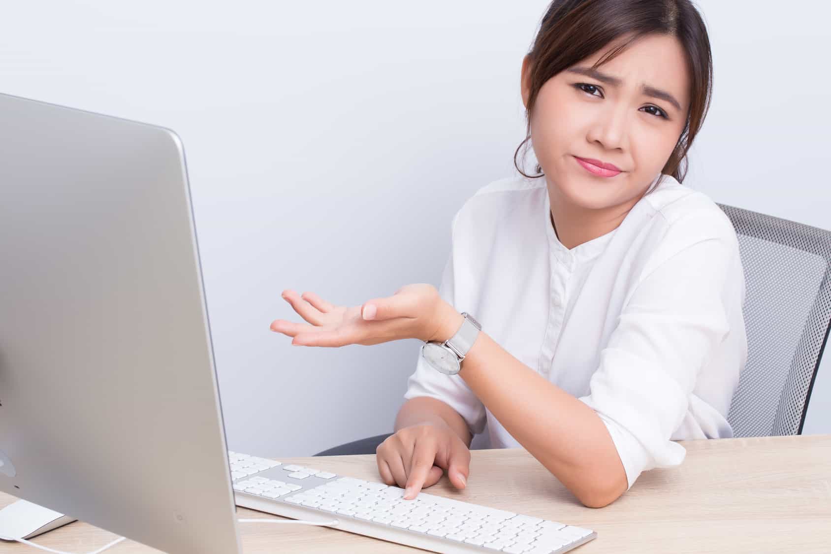 Woman at Computer