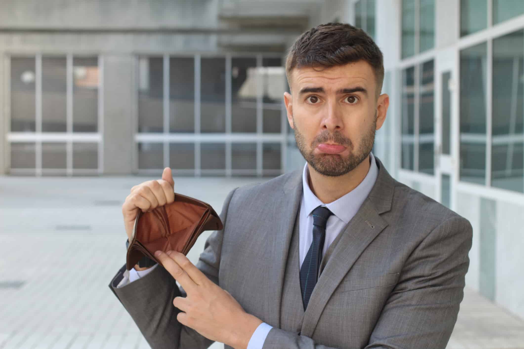 Man With Empty Wallet