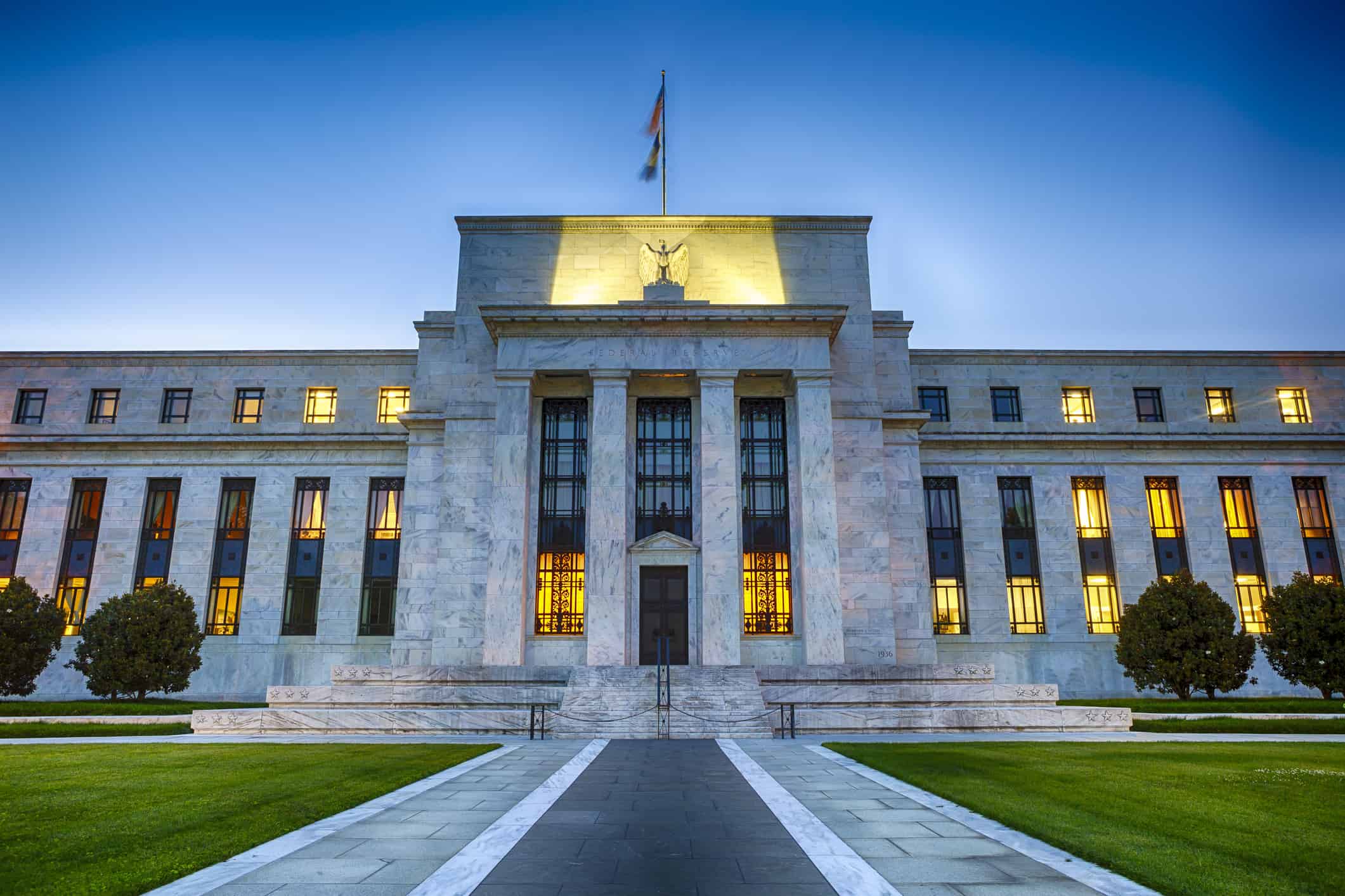 The Federal Reserve building in Washington